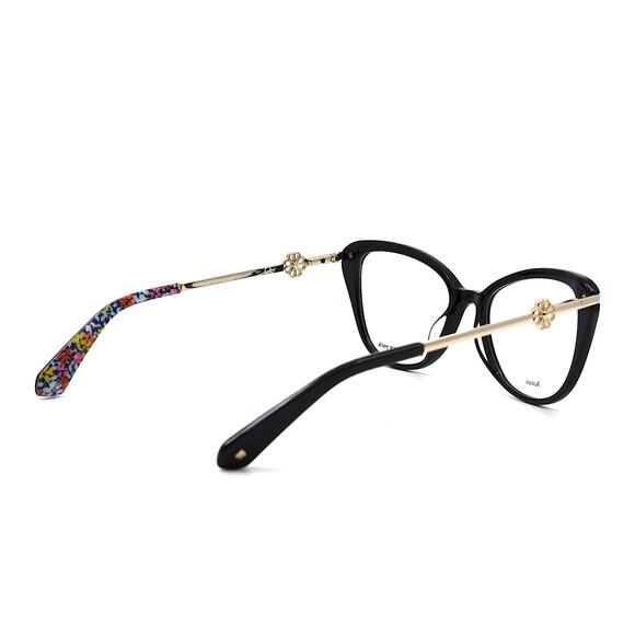 NEW KATE SPADE FLAVIA 807 BLACK/GOLD AUTHENTIC EYEGLASSES FRAME - Picture 9 of 10